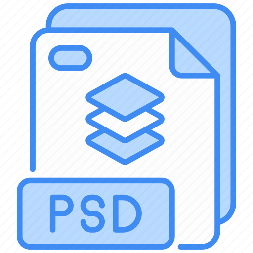 Psd file, file, psd, format, extension, document, file-type icon - Download on Iconfinder