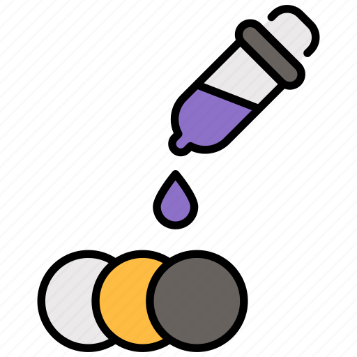 Color picker, dropper, pipette, picker, tool, chemical-dropper, laboratory-tool icon - Download on Iconfinder