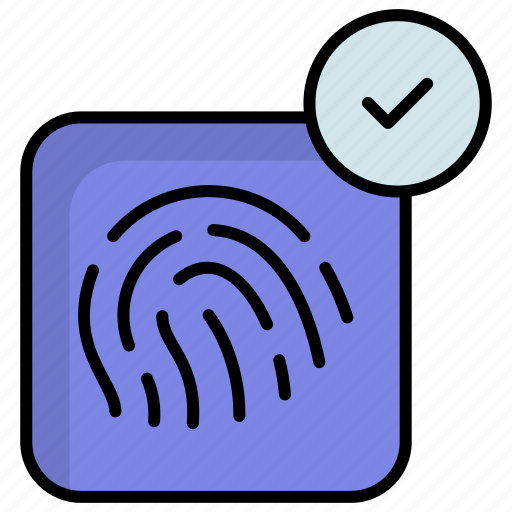 Biometric, security, biometric security, protection, safety, fingerprint, password icon - Download on Iconfinder