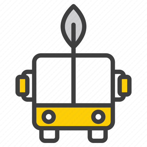 Eco-car, transportation, electric-car, eco-bus, green, nature, renewable icon - Download on Iconfinder