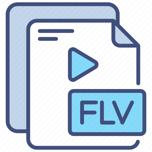 Flv, file, document, extension, format, type, flv-file icon - Download on Iconfinder
