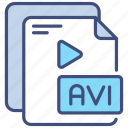 avi, file, document, format, extension, avi-file, type, file-format, file-type