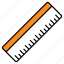 ruler, tool, scale, pencil, measure, education, measurement, geometry 