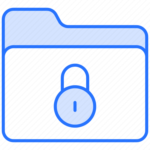 Secure folder, folder, security, folder-protection, folder-security, folder-lock, protection icon - Download on Iconfinder