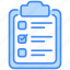 checklist, list, document, clipboard, task, paper, check, report, file 