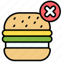 no burger, no-fast-food, no-junk-food, no-food, forbidden, stop-fast-food, burger, unhealthy-food, food, fast-food