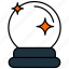 crystal, ball, crystal ball, decoration, christmas, magic, magic-ball, snow-globe, halloween 