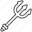 trident, halloween, devil, weapon, scary, horror, evil, pitchfork, scythe 