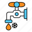 cold, water, tap, cold water, hot, faucet, plumbing, click, sink 