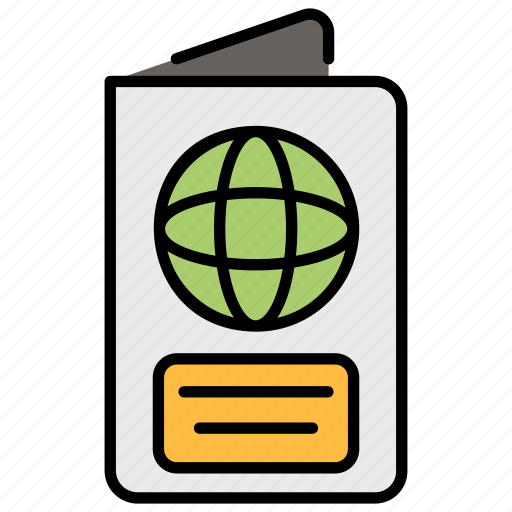 Passport, travel, document, vacation, id, identity, ticket icon - Download on Iconfinder