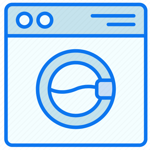 Laundry machine, washing-machine, laundry, machine, washing, cleaning, household icon - Download on Iconfinder