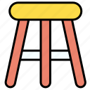 stool, furniture, chair, seat, interior, bar, sofa, desk, household, couch