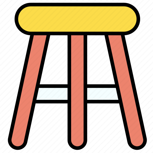Stool, furniture, chair, seat, interior, bar, sofa icon - Download on Iconfinder