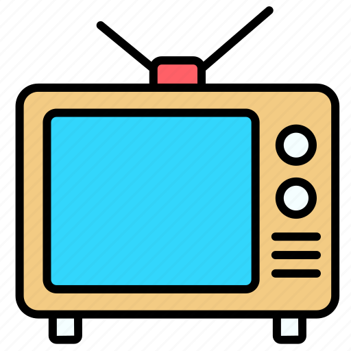 Television, tv, screen, monitor, technology, entertainment, device icon - Download on Iconfinder