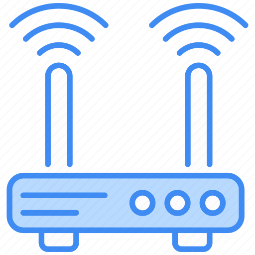 Router, wifi, internet, modem, wireless, network, connection icon - Download on Iconfinder