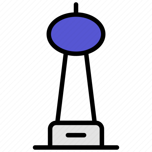 Tower, building, architecture, landmark, skyscraper, signal, construction icon - Download on Iconfinder