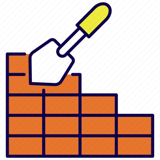 Brick, wall, brick wall, construction, building, bricks, architecture icon - Download on Iconfinder