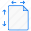 file, document, paper, format, data, extension, folder, storage, file-format, page 
