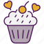 cupcake, dessert, sweet, muffin, cake, food, bakery, bakery-food, pastry 