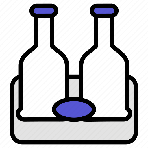 Bottles, drink, alcohol, bottle, beverage, wine, beer icon - Download on Iconfinder