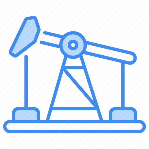 Oil rig, oil, oil-pump, industry, oil-industry, pumpjack, fuel icon - Download on Iconfinder