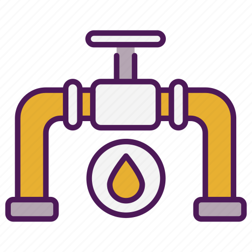 Oil pipe, oil, pipe, industry, pipeline, gas, plumbing icon - Download on Iconfinder