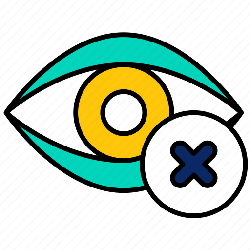 Hide, hidden, eye, invisible, interaction, view, blind icon - Download on Iconfinder