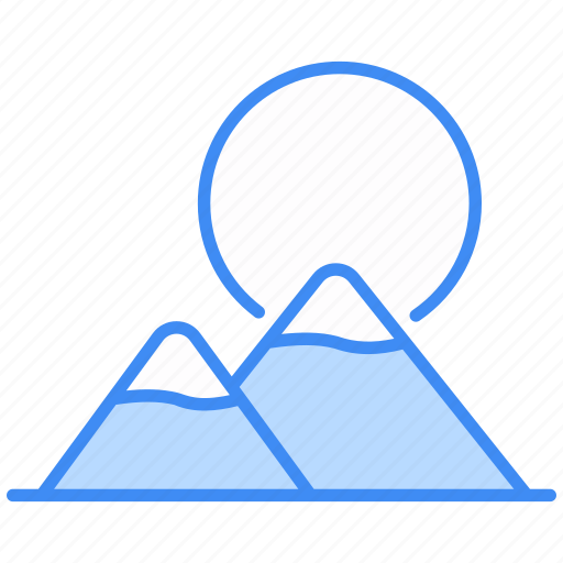 Mountain, nature, landscape, travel, adventure, hill, background icon - Download on Iconfinder
