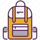 backpack, bag, travel, luggage, school, adventure, school-bag, education, tourist