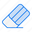 eraser, rubber, erase, tool, remove, stationery, education, school, delete, clean 