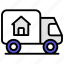 delivery, logistic-delivery, delivery-truck, cargo-delivery, packaging, courier-services, fast-delivery, real-estate, truck, house 