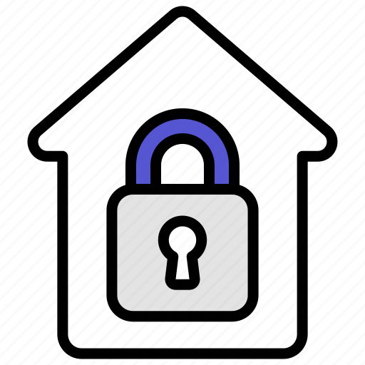 Secure home, home, house, secure, security, protection, home protection icon - Download on Iconfinder