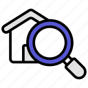 search, property, real-estate, home, magnifier, find, house, home-inspection, property-inspection, finding-house