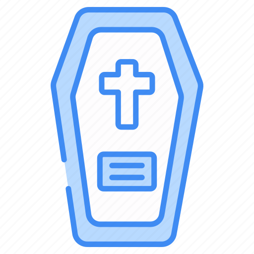 Coffin, halloween, death, grave, casket, funeral, scary icon - Download on Iconfinder