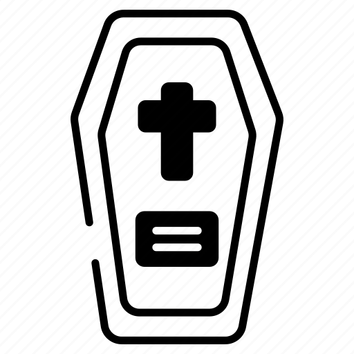 Coffin, halloween, death, grave, casket, funeral, scary icon - Download on Iconfinder