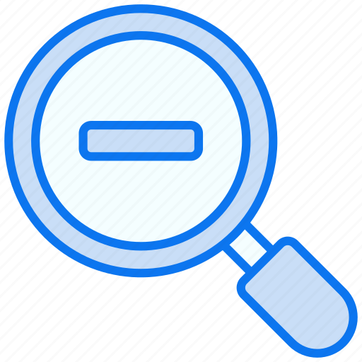 Zoom out, zoom, magnifier, search, find, out, minus icon - Download on Iconfinder