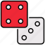 dices, game, gambling, casino, dice, play, gamble, casino-dices, entertainment 