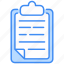 clipboard, document, list, checklist, report, paper, file, business, medical 