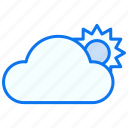 cloudy, weather, cloud, forecast, nature, sun, sky, rain, sunny, clouds