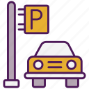 parking, car, sign, vehicle, car-parking, transport, park, parking-sign, automobile
