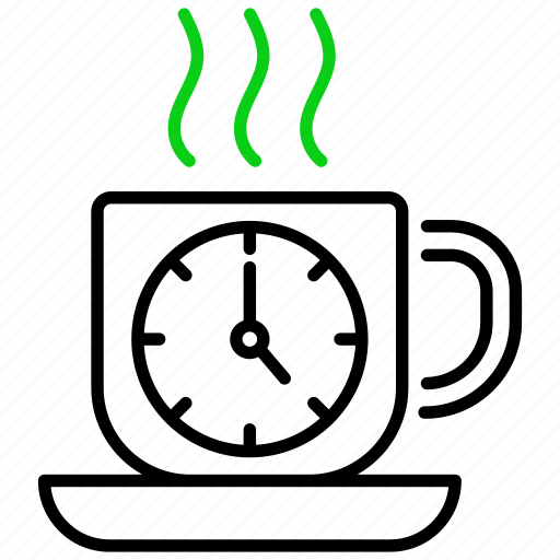 Coffee time, coffee-break, coffee, coffee-cup, drink, cup, restaurant icon - Download on Iconfinder