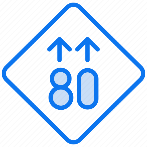 Speed limit, traffic-sign, road-sign, signaling, speed, 100km-speed, direction icon - Download on Iconfinder