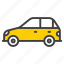 hatchback car, car, service, transport, automobile, transportation, technology, vehicle, taxi, electric 