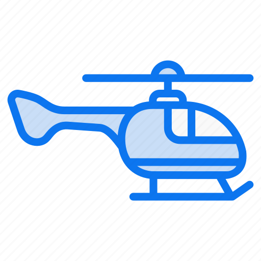 Helicopter, aircraft, flight, aeroplane, airport, airplane, transportation icon - Download on Iconfinder
