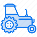 tractor, vehicle, agriculture, farming, farm, transport, transportation, construction, machine, gardening