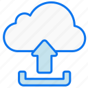 upload, arrow, up, cloud, direction, uploading, data, file, storage, document