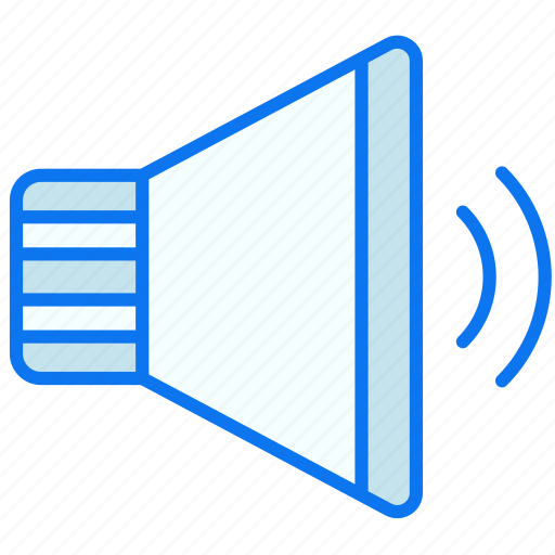 Speaker, sound, audio, music, volume, megaphone, loudspeaker icon - Download on Iconfinder