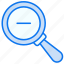 zoom out button, find, search, minus, tool, glass, magnifier, zoom, out, magnifying-glass 