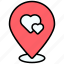 location, map, pin, navigation, gps, direction, pointer, marker, place, location-pin 