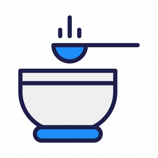 Soup, bowl, food, meal, soup bowl, hot soup, hot icon - Download on Iconfinder